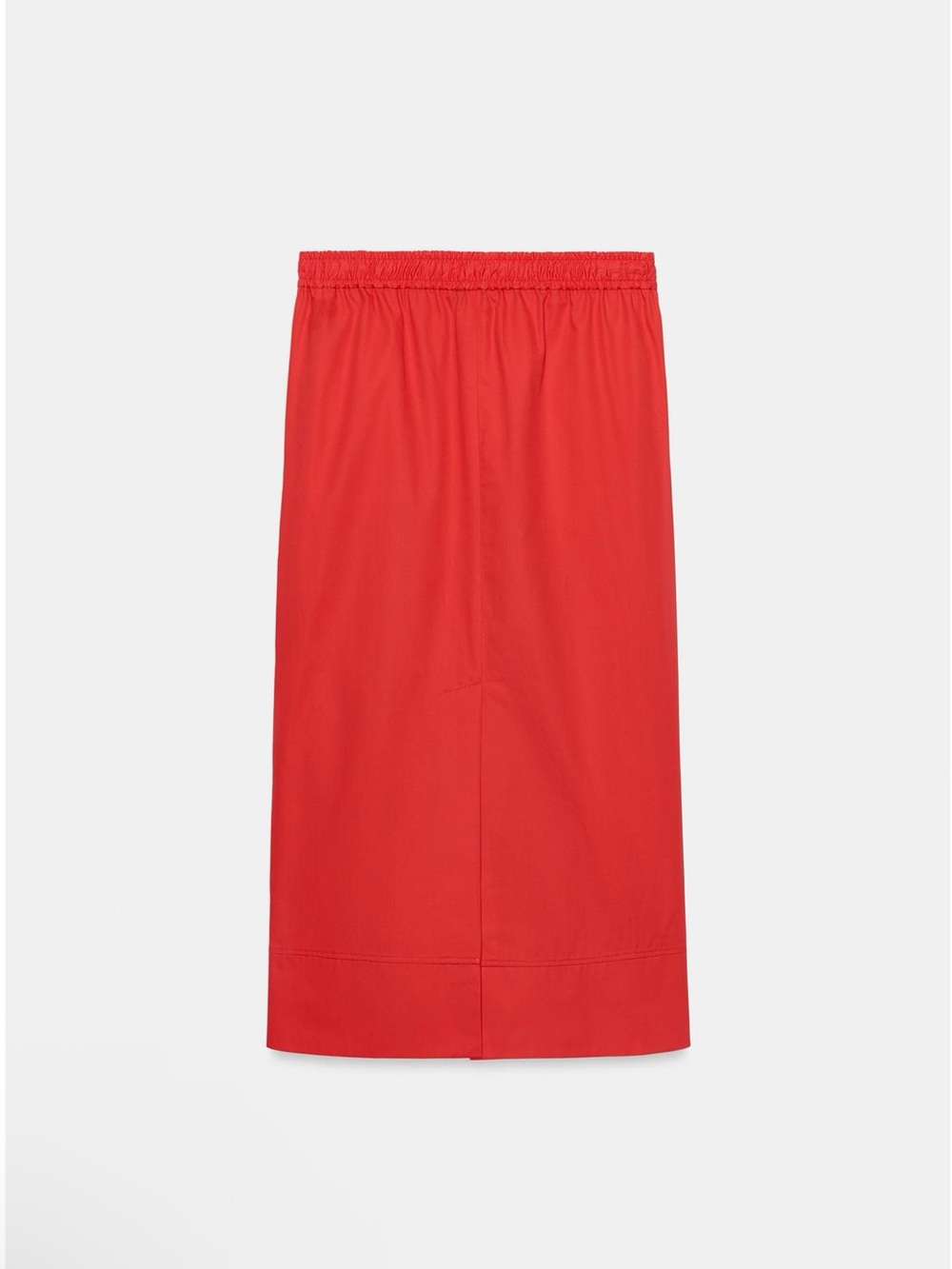ZARA ZW COLLECTION POPLIN MIDI SKIRT SIZE XS - Picture 6 of 16